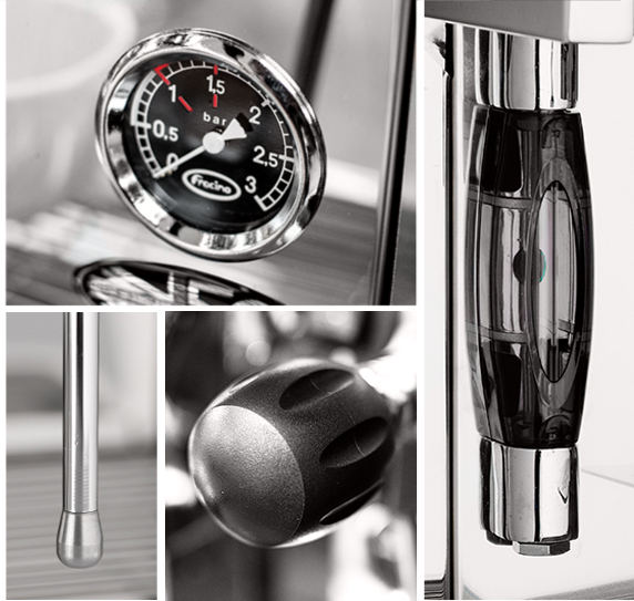 Retro Commercial Cappuccino Coffee & Espresso Machine